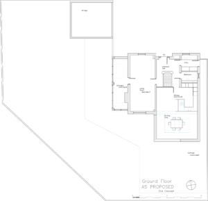 Plan Architectural Drawing for Planning Permission