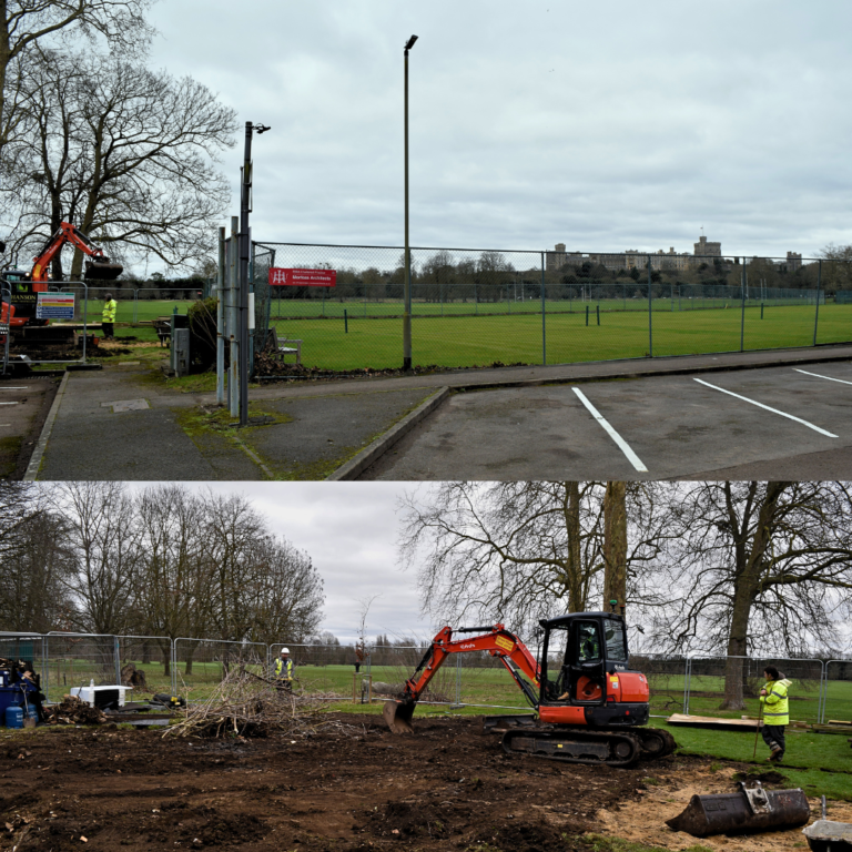 Construction day 1 - Demolition and Excavation of the new foundation